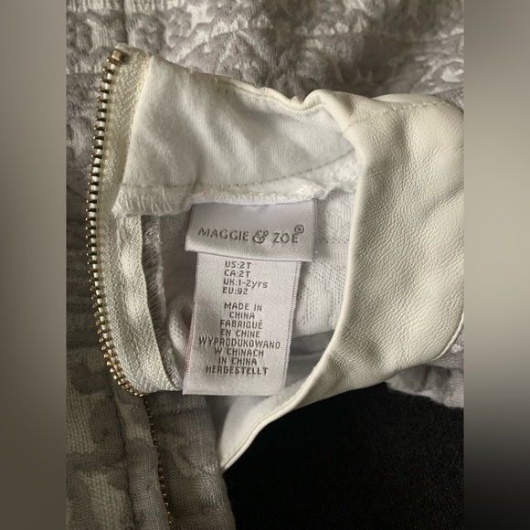 Maggie & Zoe Dress Faux Leather size 2T - Picture 3 of 3